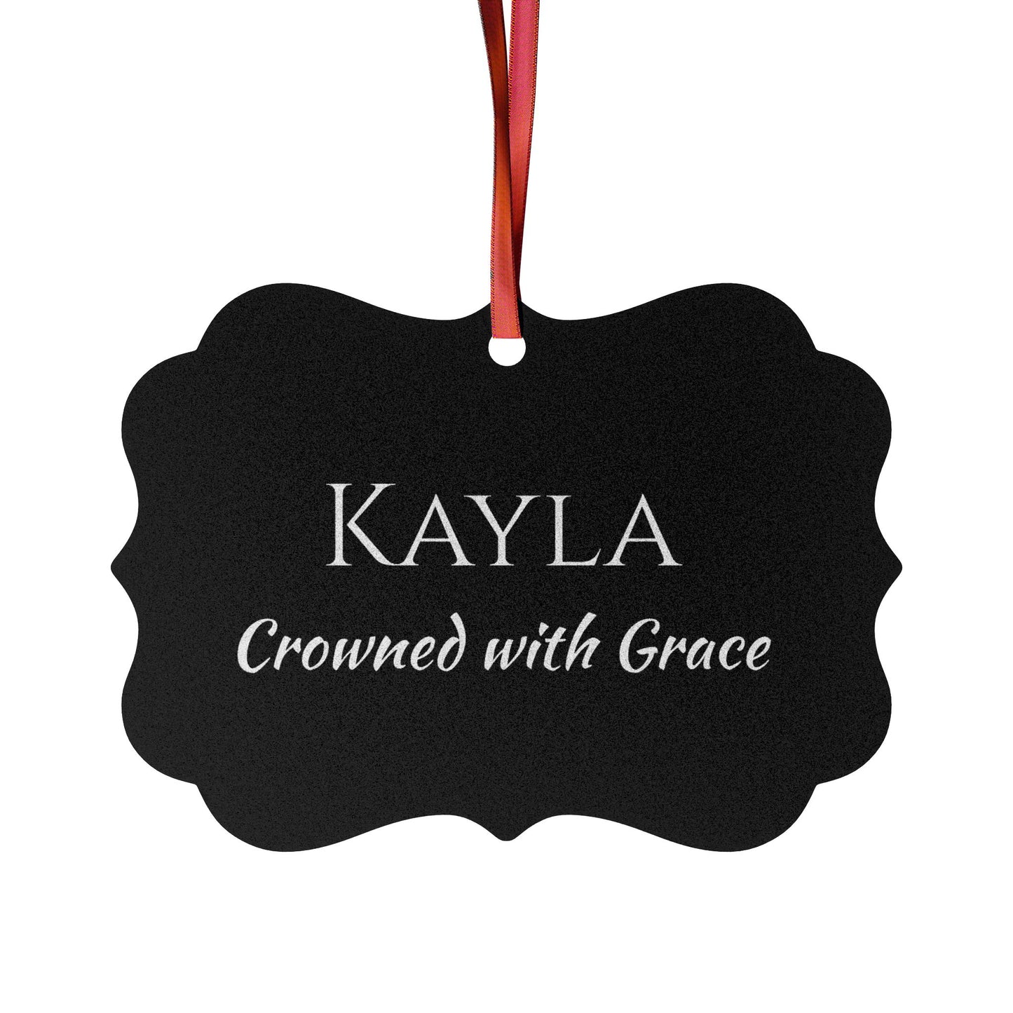 Kayla - Elegant Custom Name Meaning Ornament
