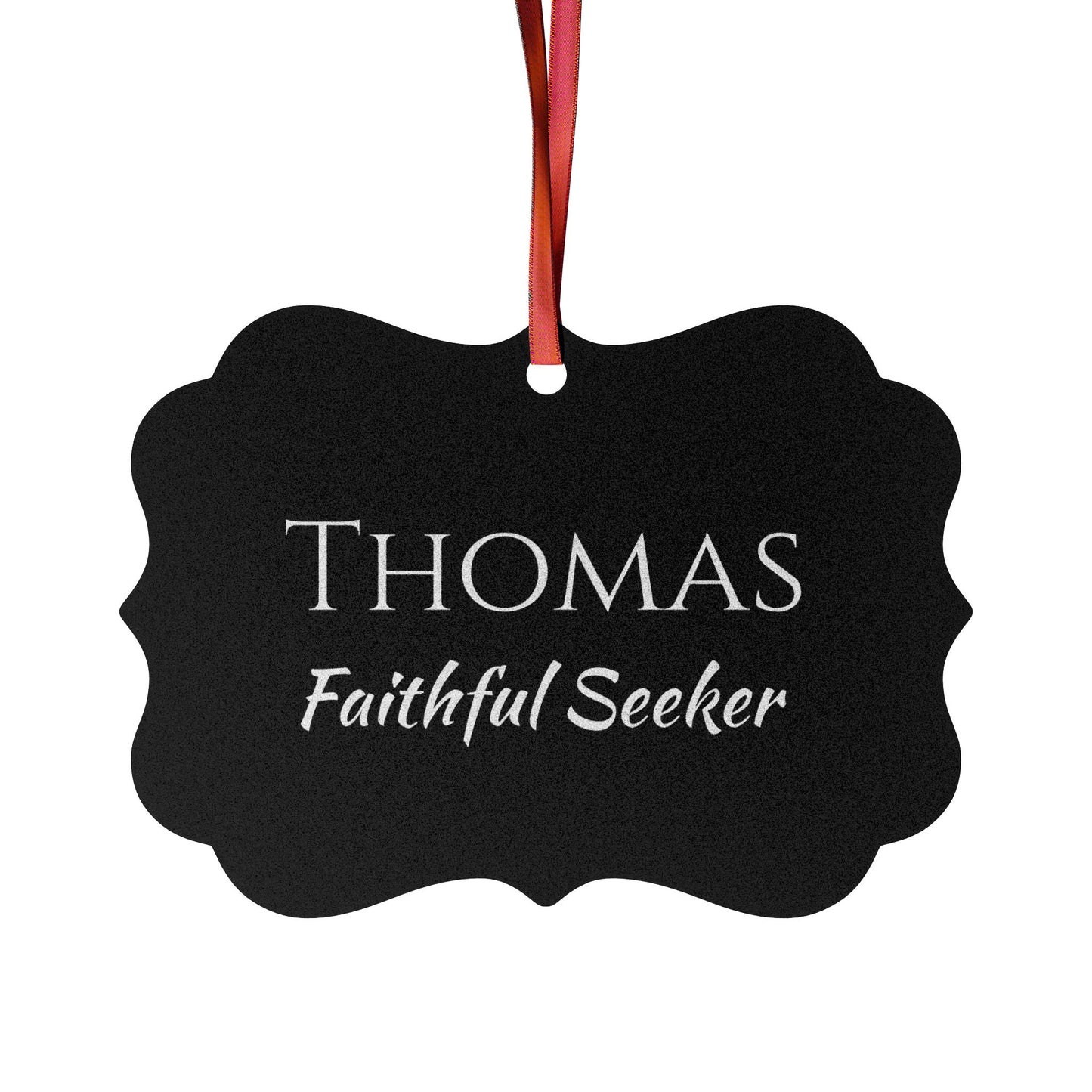 Thomas - Elegant Custom Name Meaning Ornament