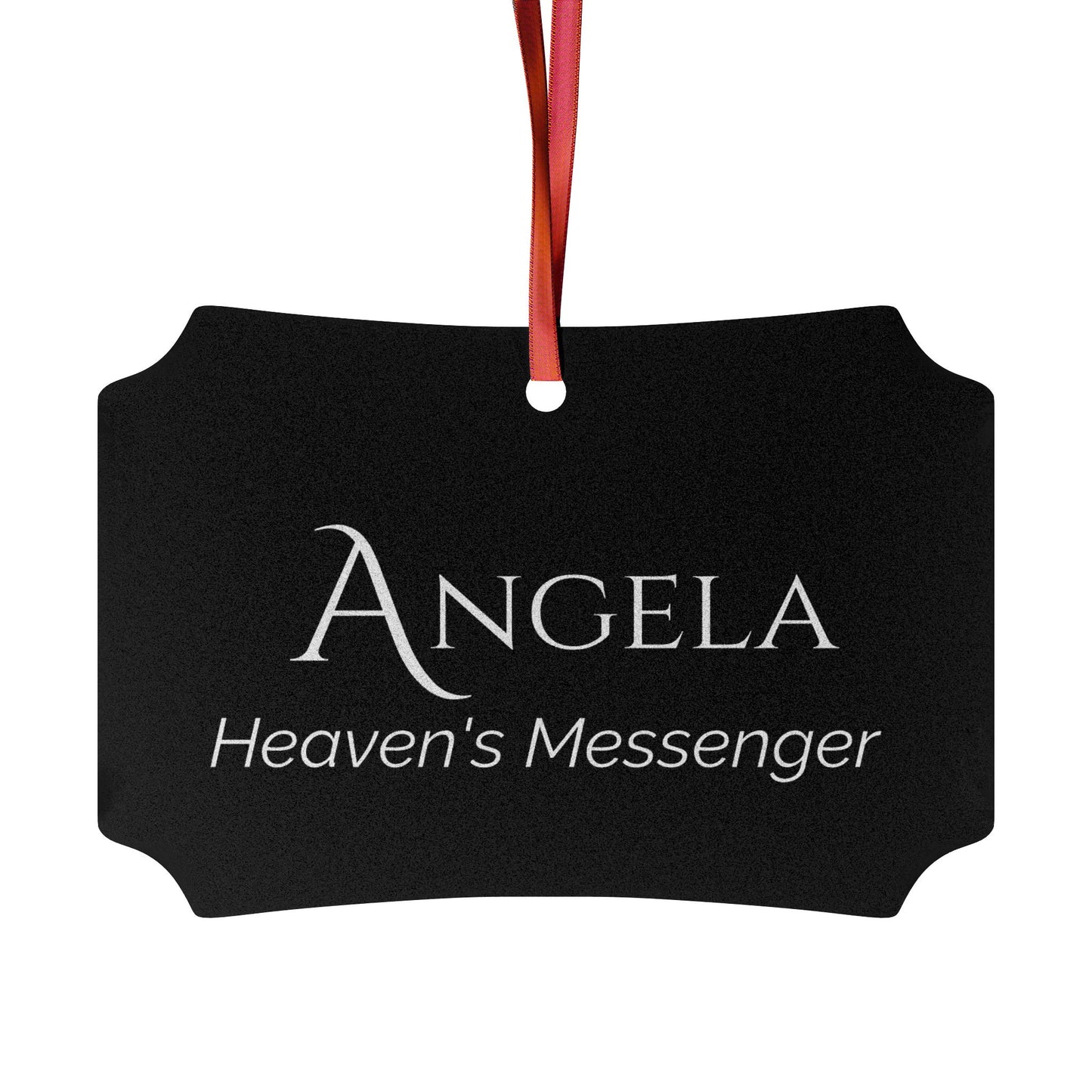 Angela - Elegant Custom Name Meaning Ornament