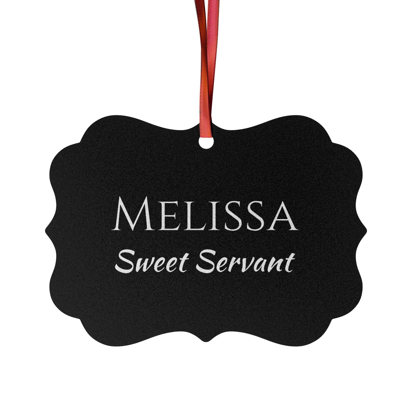 Melissa - Elegant Custom Name Meaning Ornament