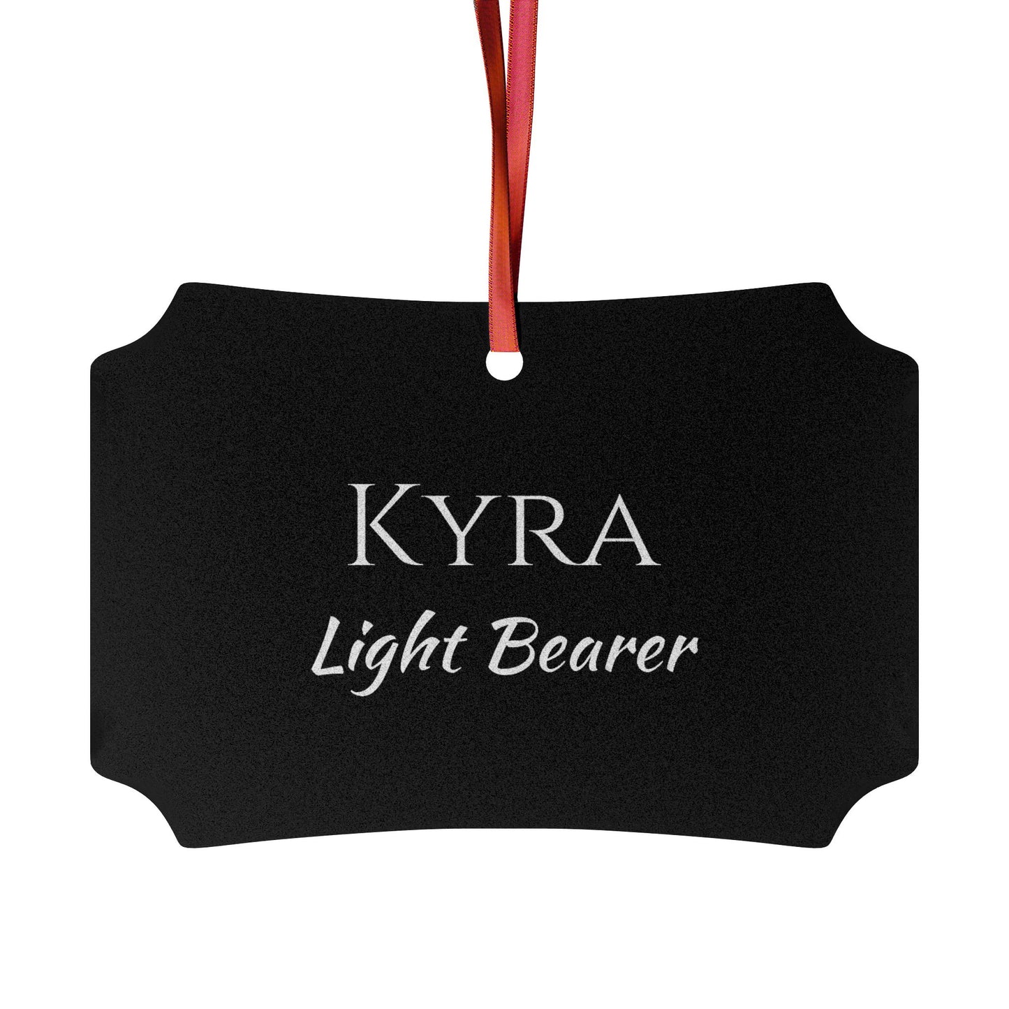 Kyra - Elegant Custom Name Meaning Ornament
