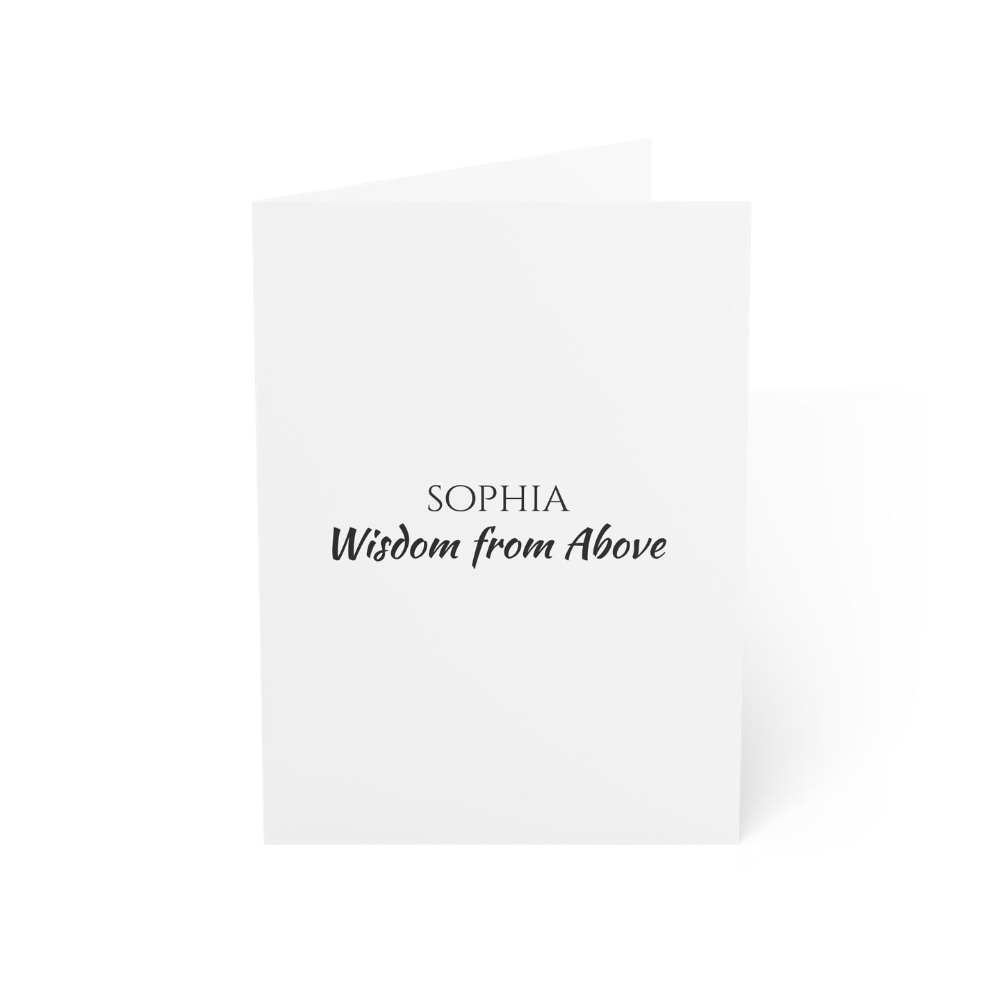 Sophia - Personalized Name Meaning Card with Poem