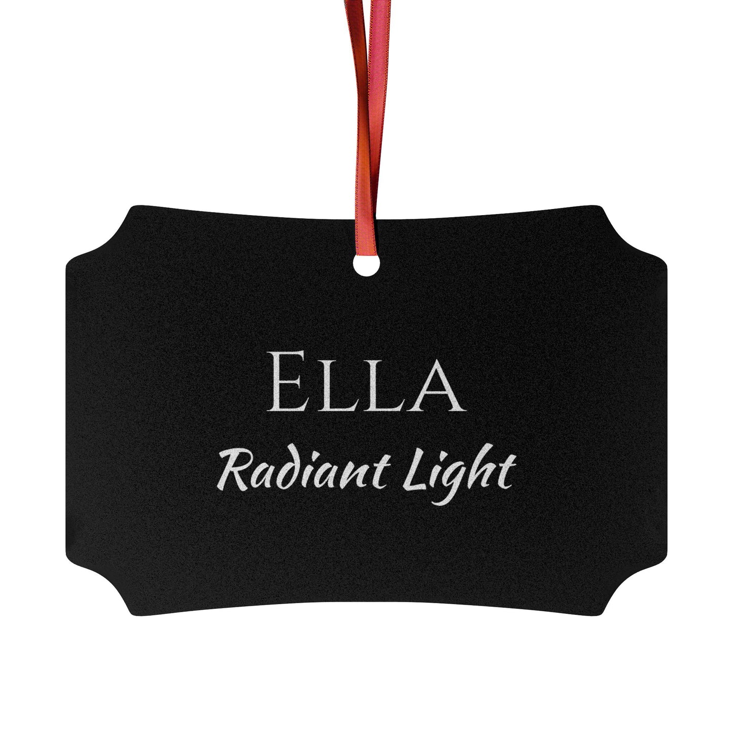 Ella - Elegant Custom Name Meaning Ornament