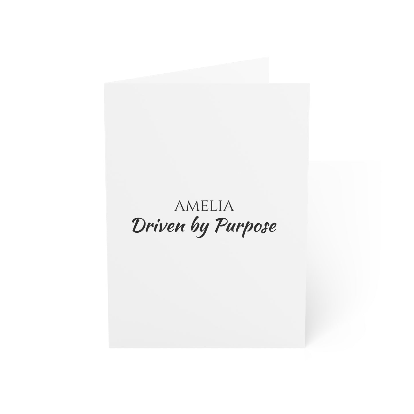 Amelia - Personalized Name Meaning Card with Poem
