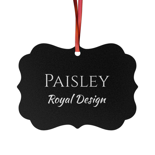 Paisley - Elegant Custom Name Meaning Ornament