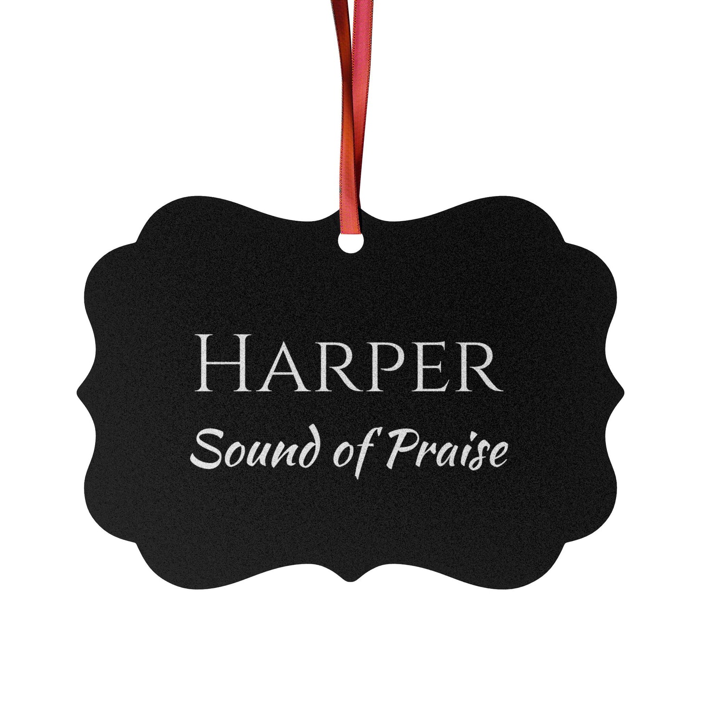 Harper - Elegant Custom Name Meaning Ornament