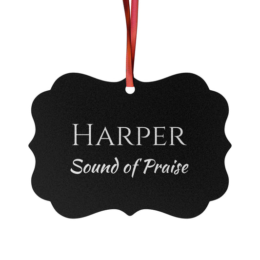 Harper - Elegant Custom Name Meaning Ornament