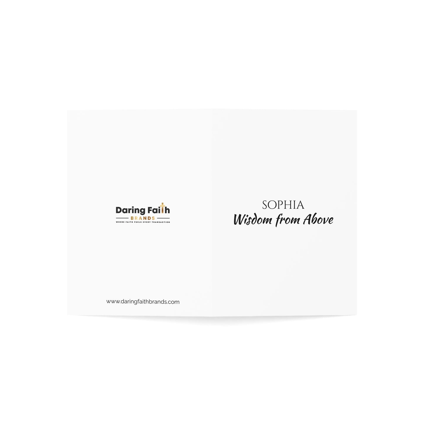 Sophia - Personalized Name Meaning Card with Poem