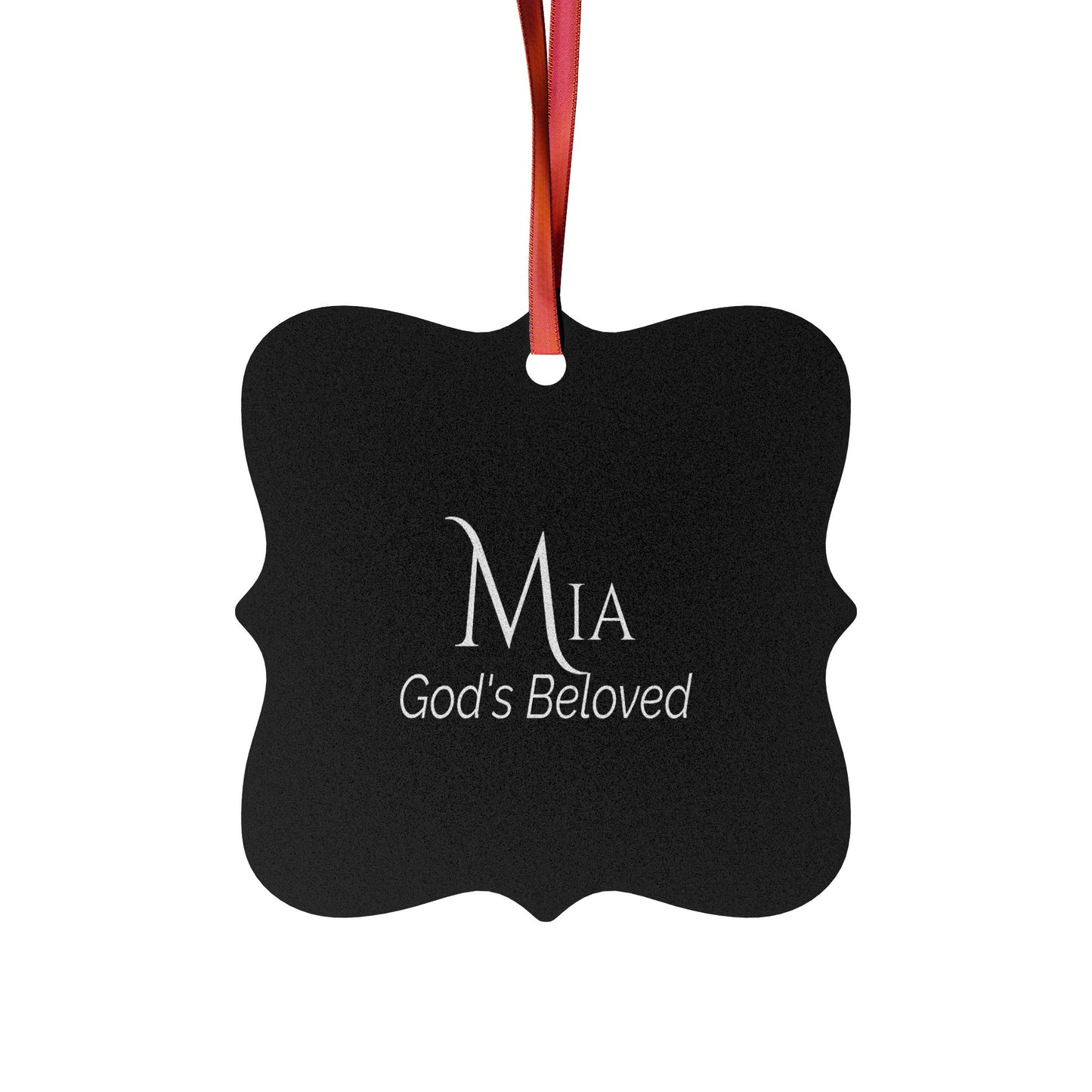 Mia - Elegant Custom Name Meaning Ornament