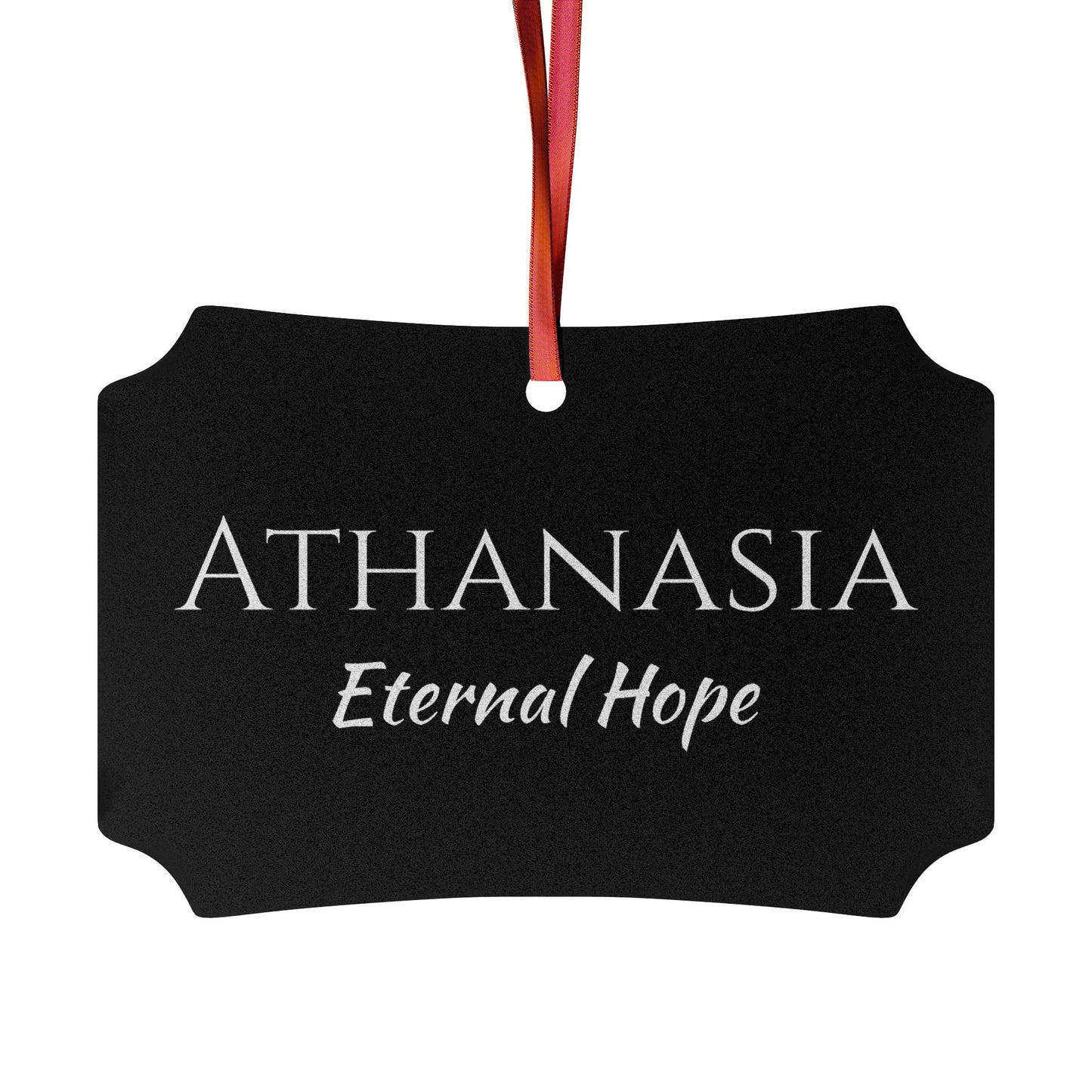 Athanasia - Elegant Custom Name Meaning Ornament