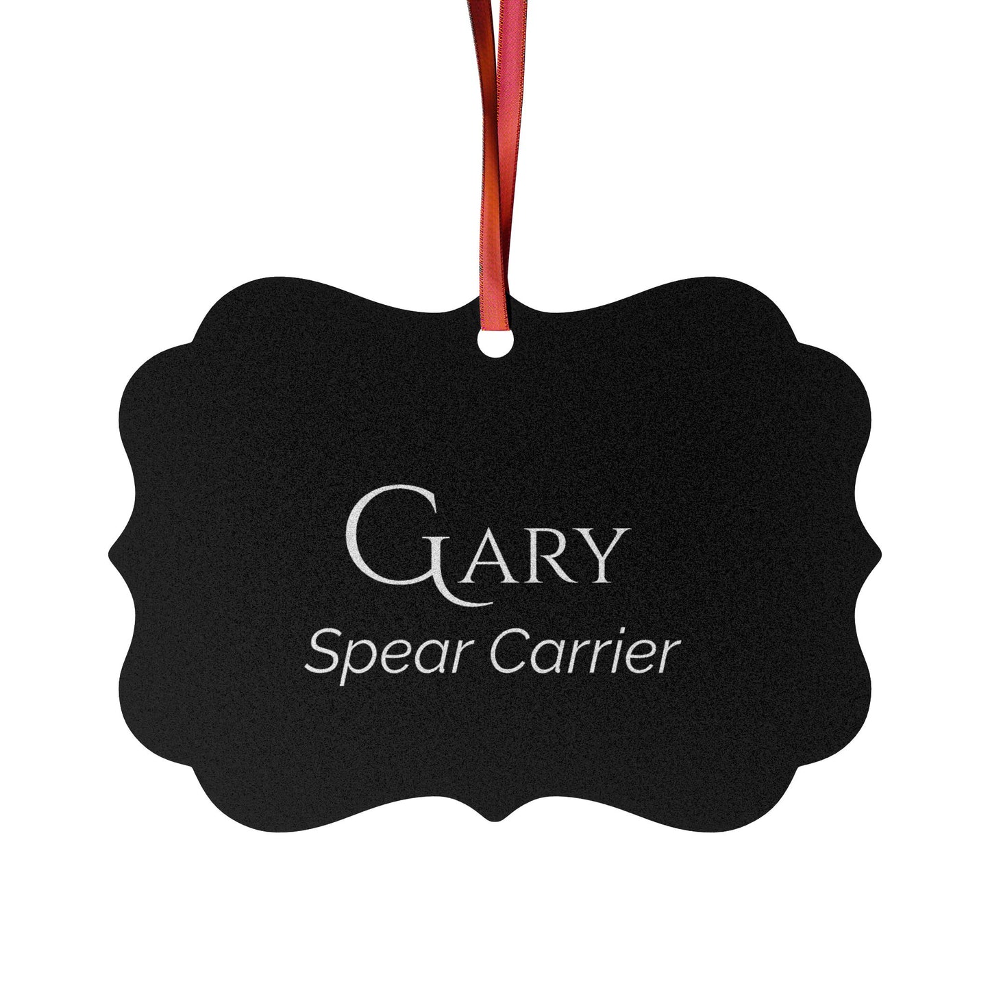 Gary - Elegant Custom Name Meaning Ornament