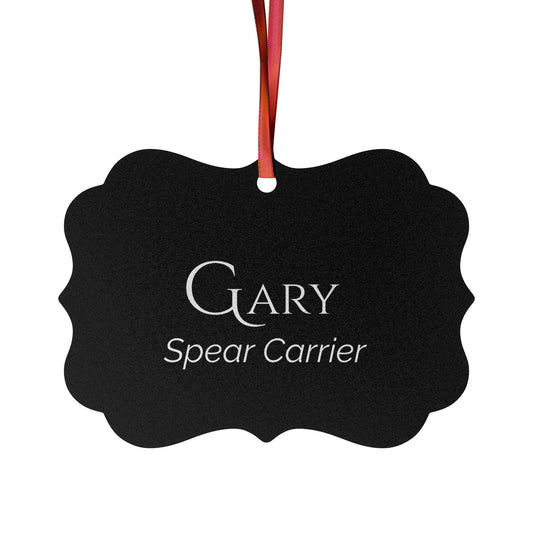 Gary - Elegant Custom Name Meaning Ornament