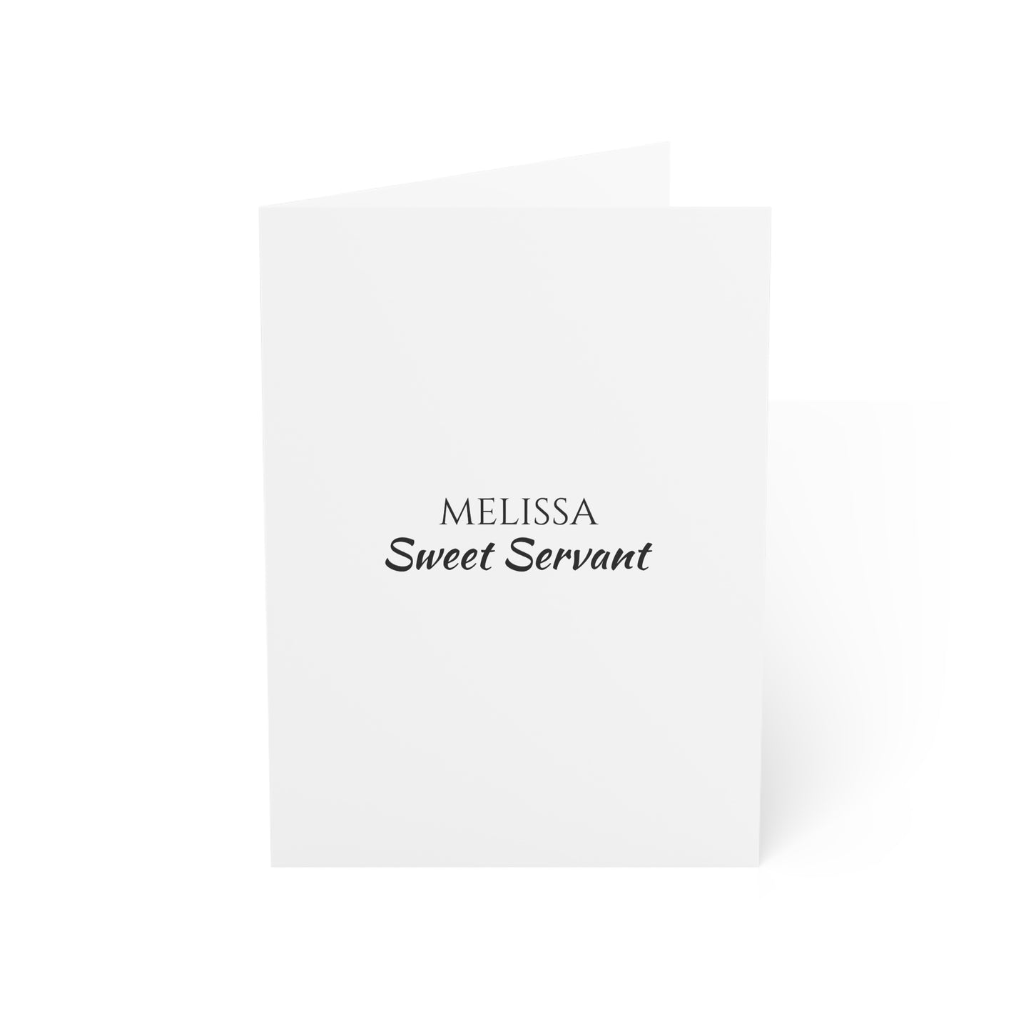 Melissa - Personalized Name Meaning Card with Poem