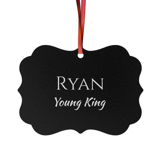 Ryan - Elegant Custom Name Meaning Ornament