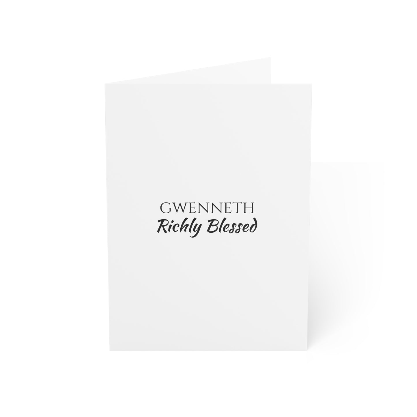 Gwenneth - Personalized Name Meaning Card with Poem