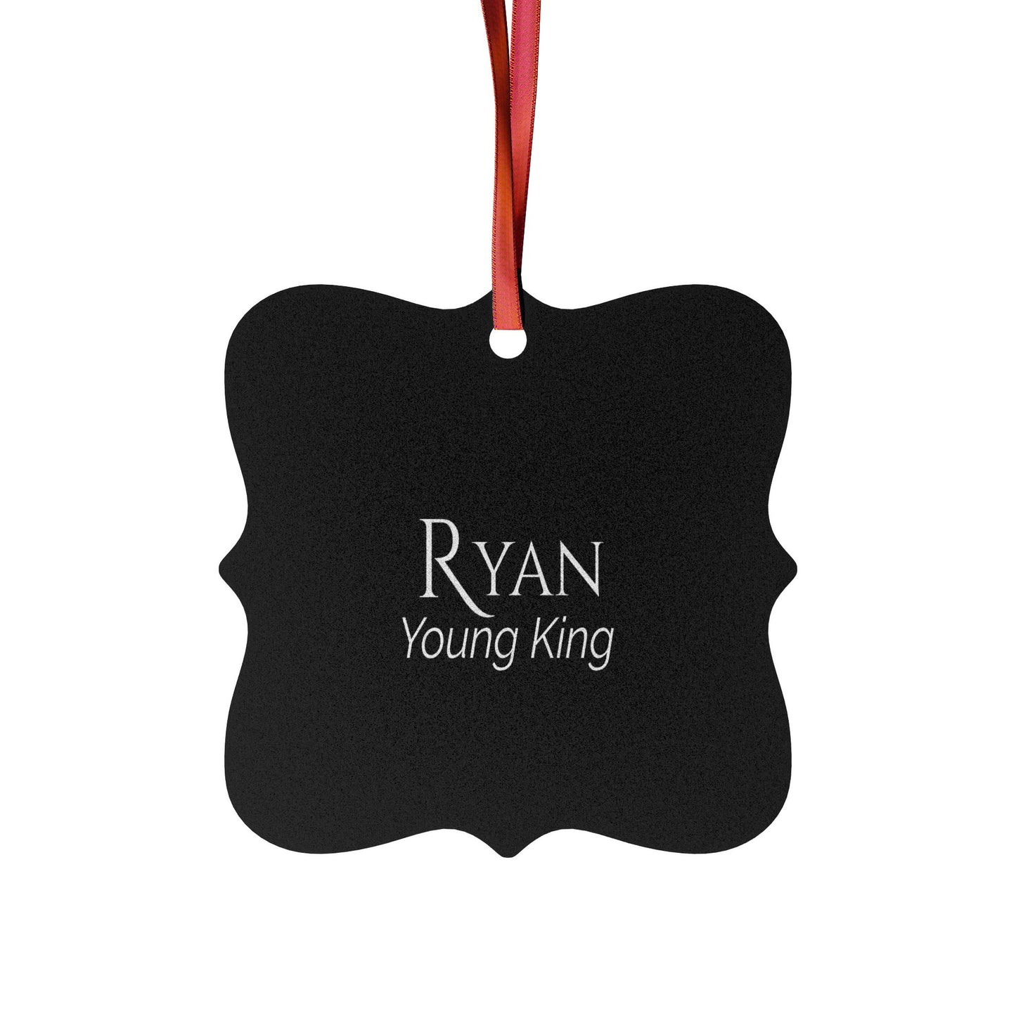 Ryan - Elegant Custom Name Meaning Ornament