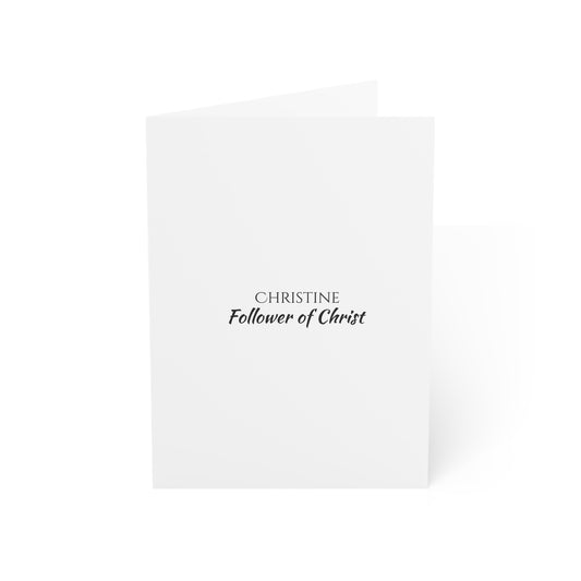 Christine - Personalized Name Meaning Card with Poem