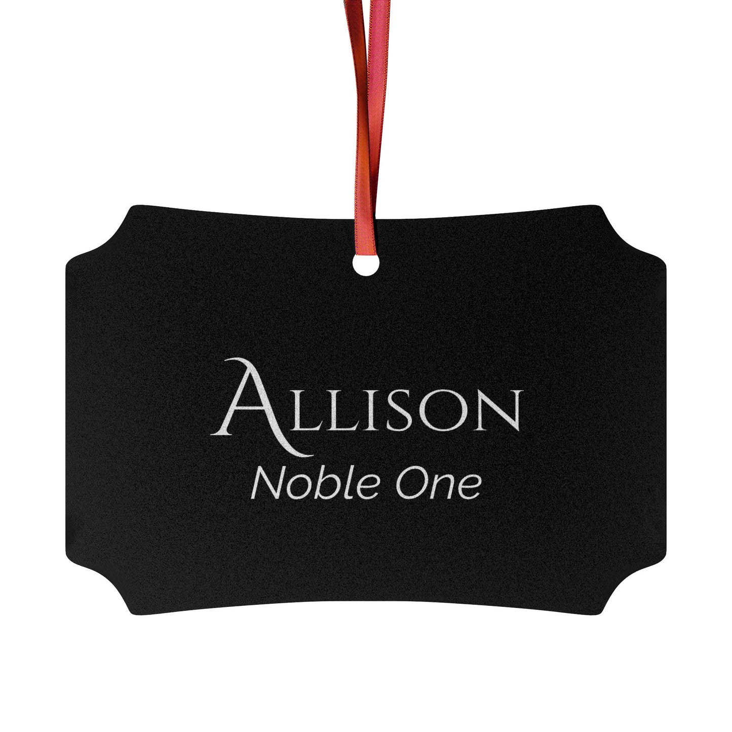 Allison - Elegant Custom Name Meaning Ornament