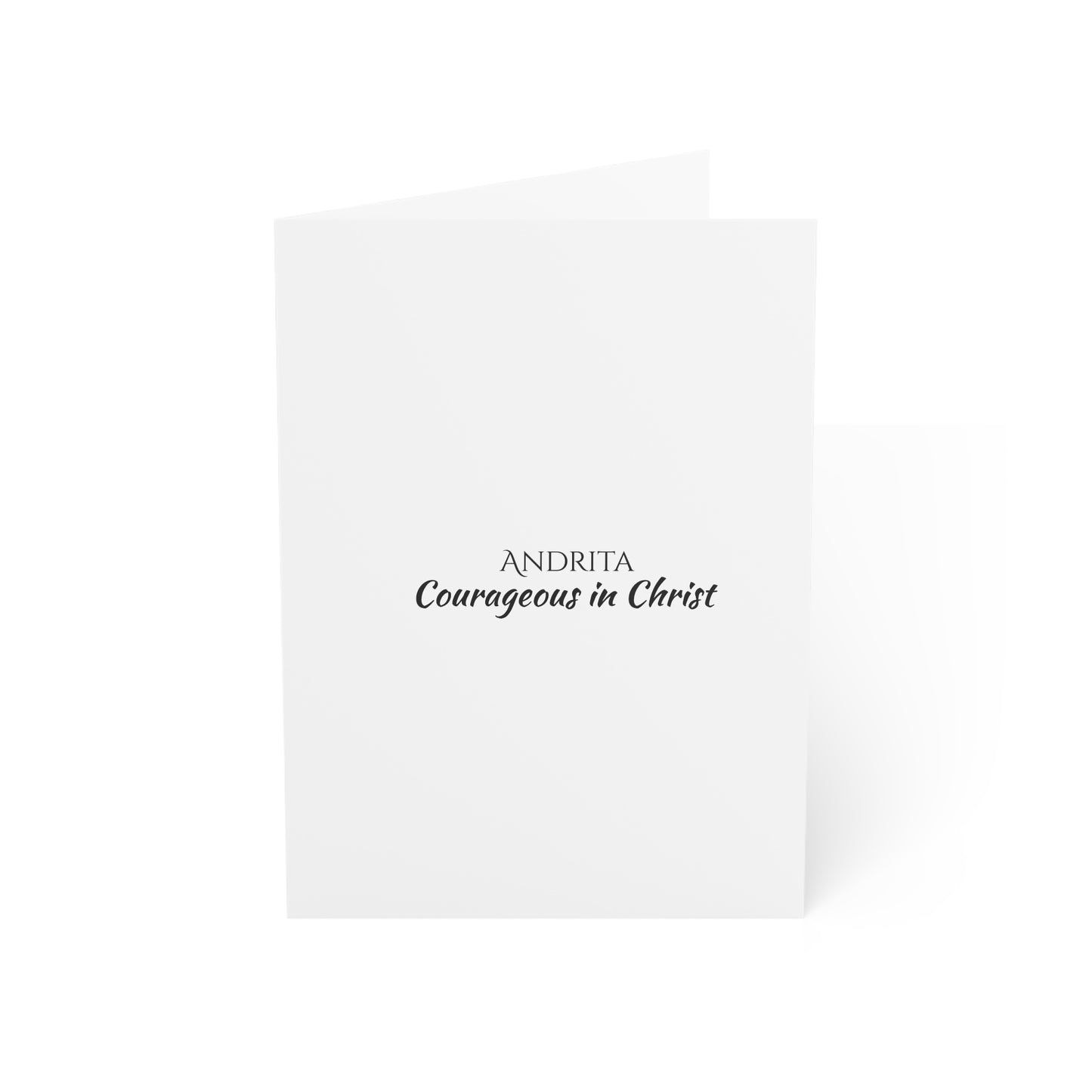 Andrita - Personalized Name Meaning Card with Poem