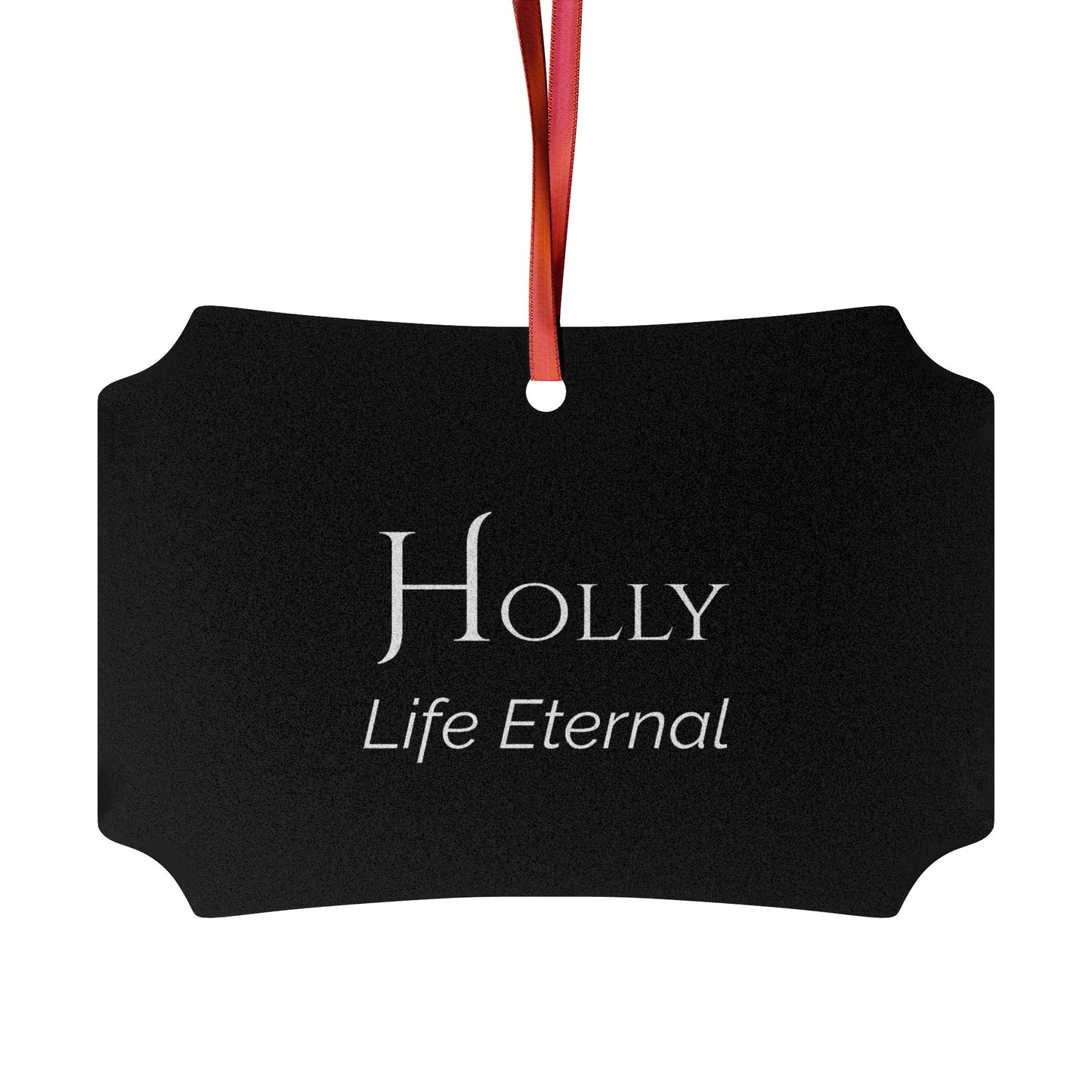 Holly - Elegant Custom Name Meaning Ornament
