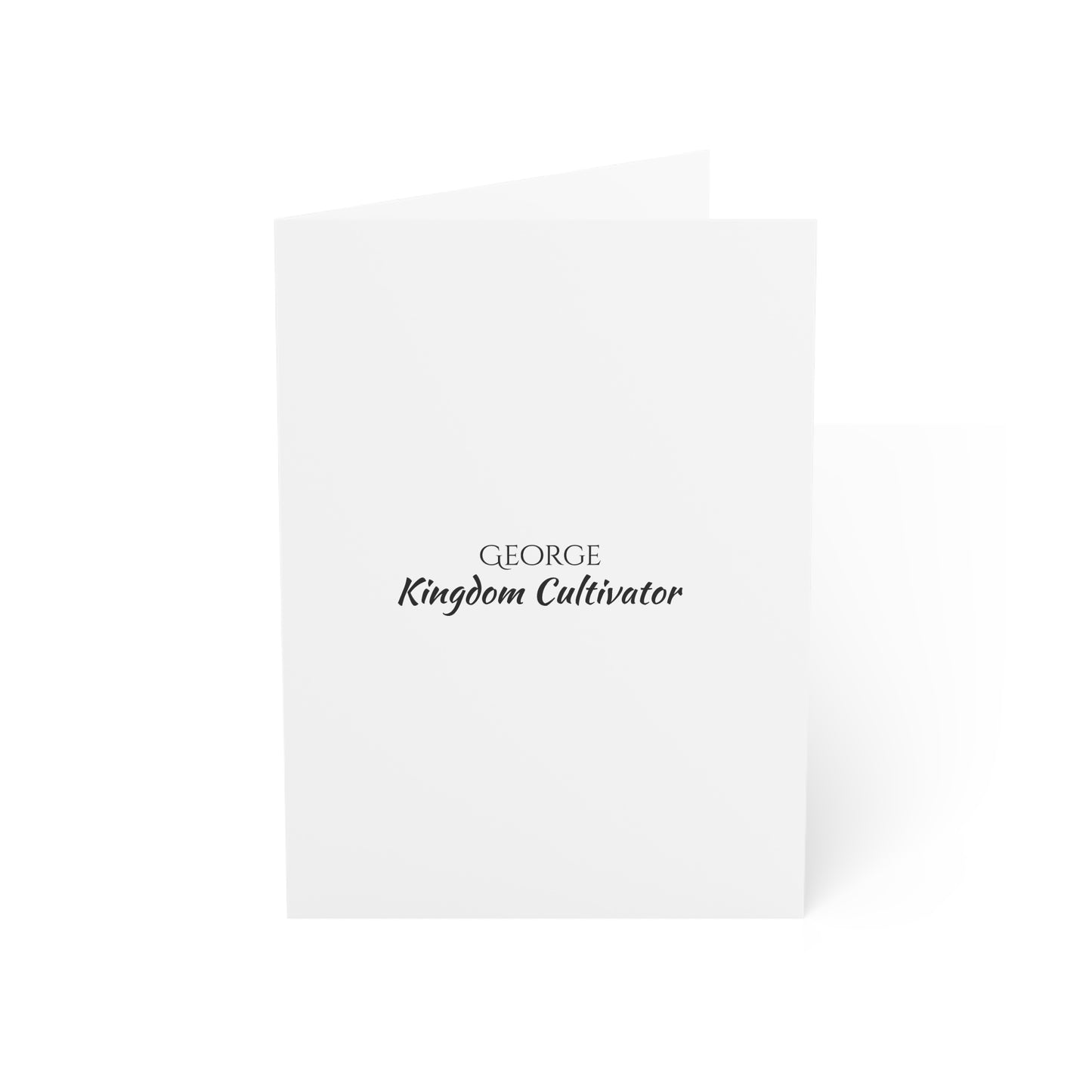 George - Personalized Name Meaning Card with Poem