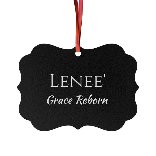 Lenee' - Elegant Custom Name Meaning Ornament