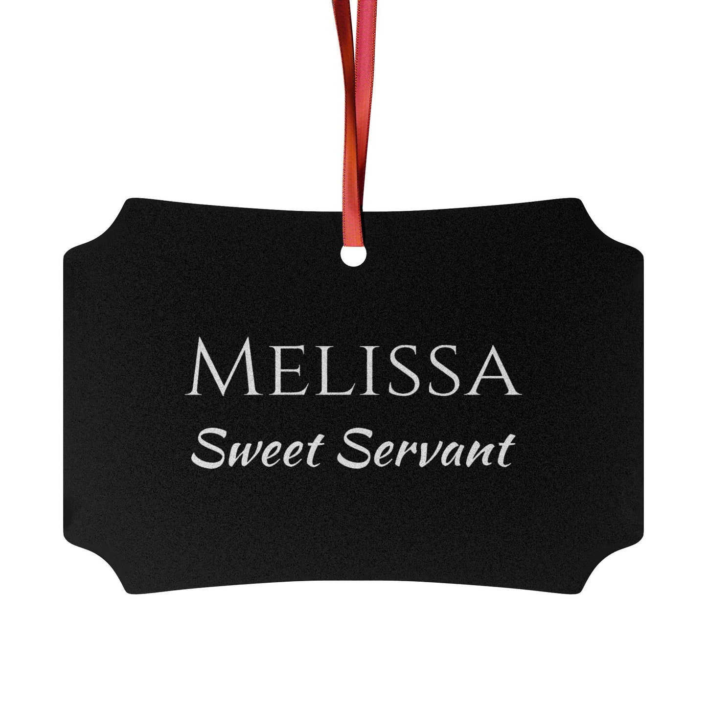 Melissa - Elegant Custom Name Meaning Ornament