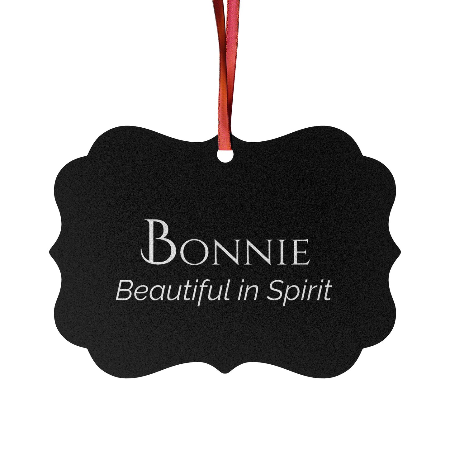 Bonnie - Elegant Custom Name Meaning Ornament