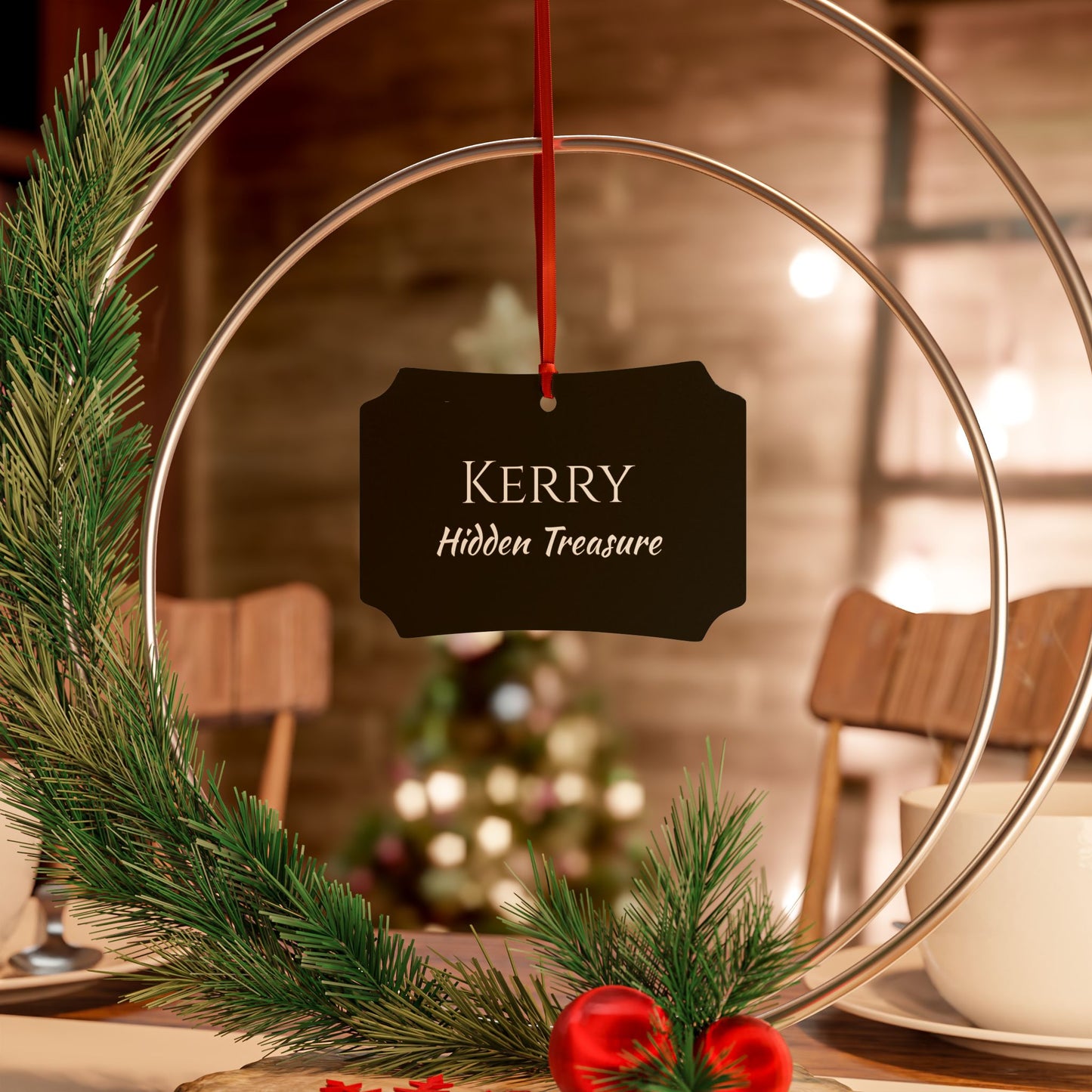 Kerry - Elegant Custom Name Meaning Ornament