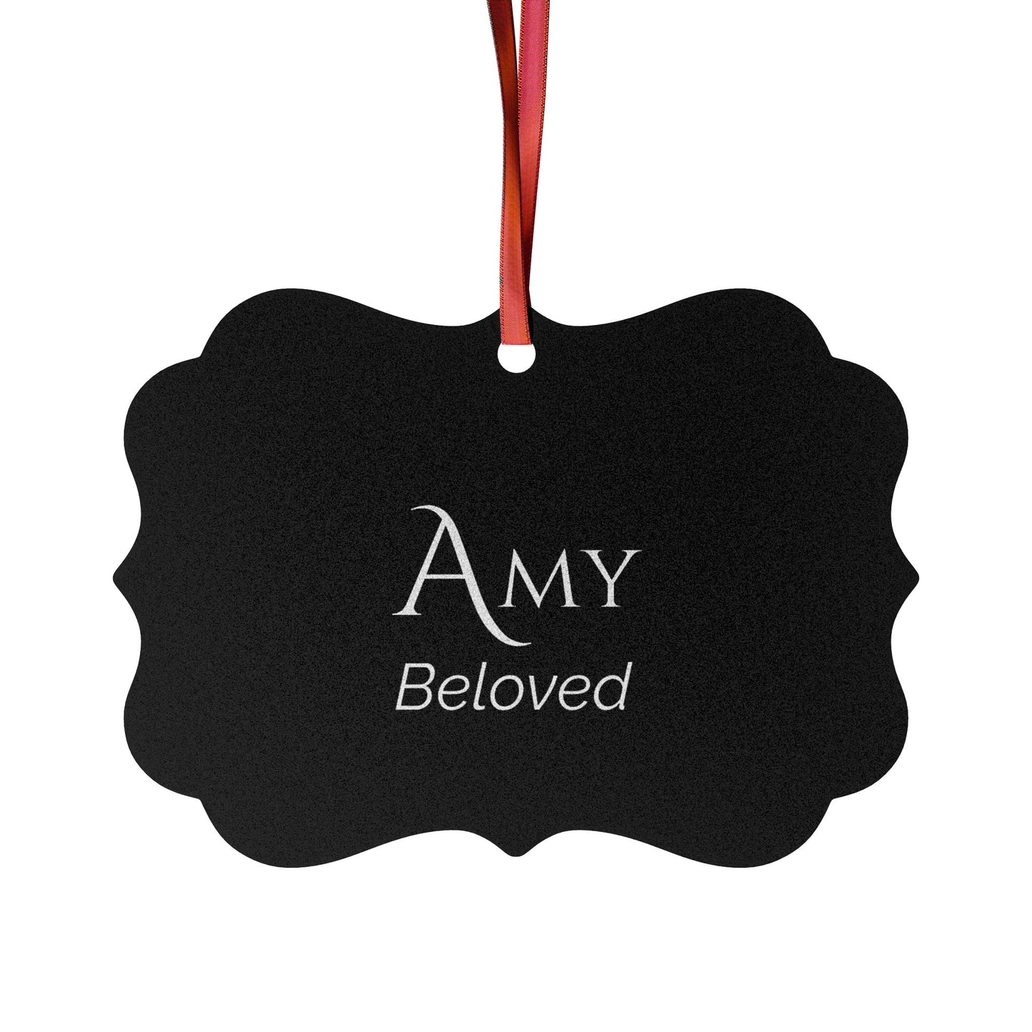 Amy - Elegant Custom Name Meaning Ornament