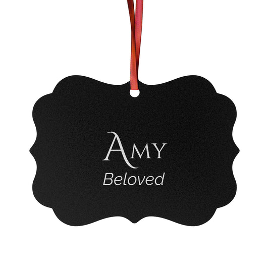 Amy - Elegant Custom Name Meaning Ornament