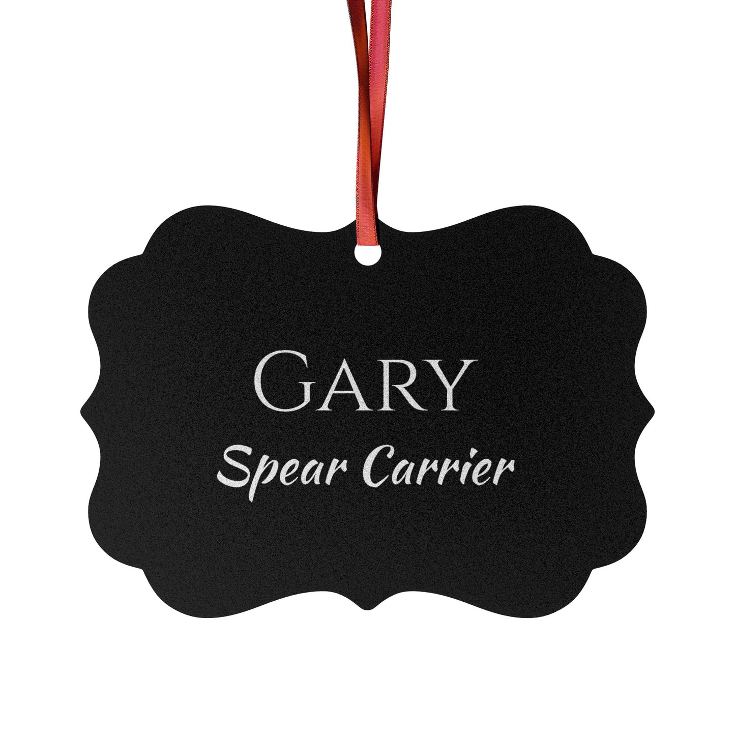 Gary - Elegant Custom Name Meaning Ornament