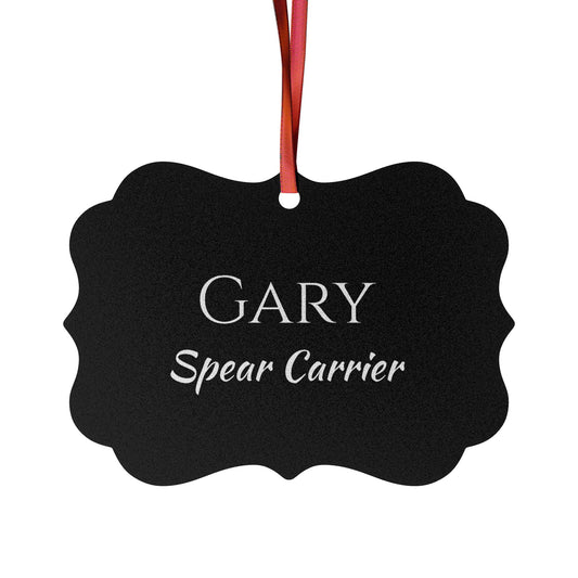 Gary - Elegant Custom Name Meaning Ornament