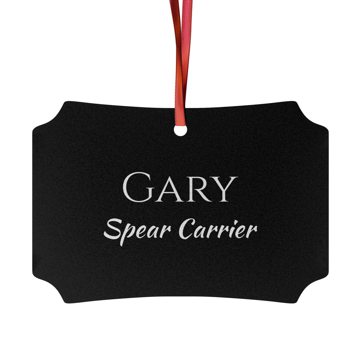Gary - Elegant Custom Name Meaning Ornament