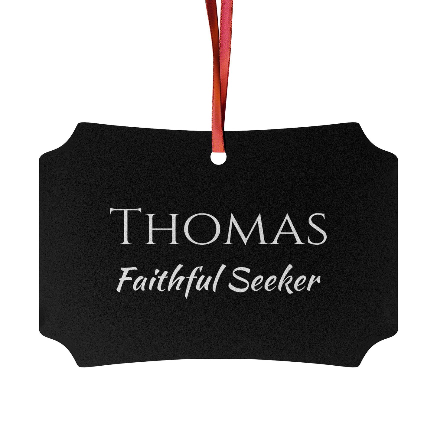 Thomas - Elegant Custom Name Meaning Ornament