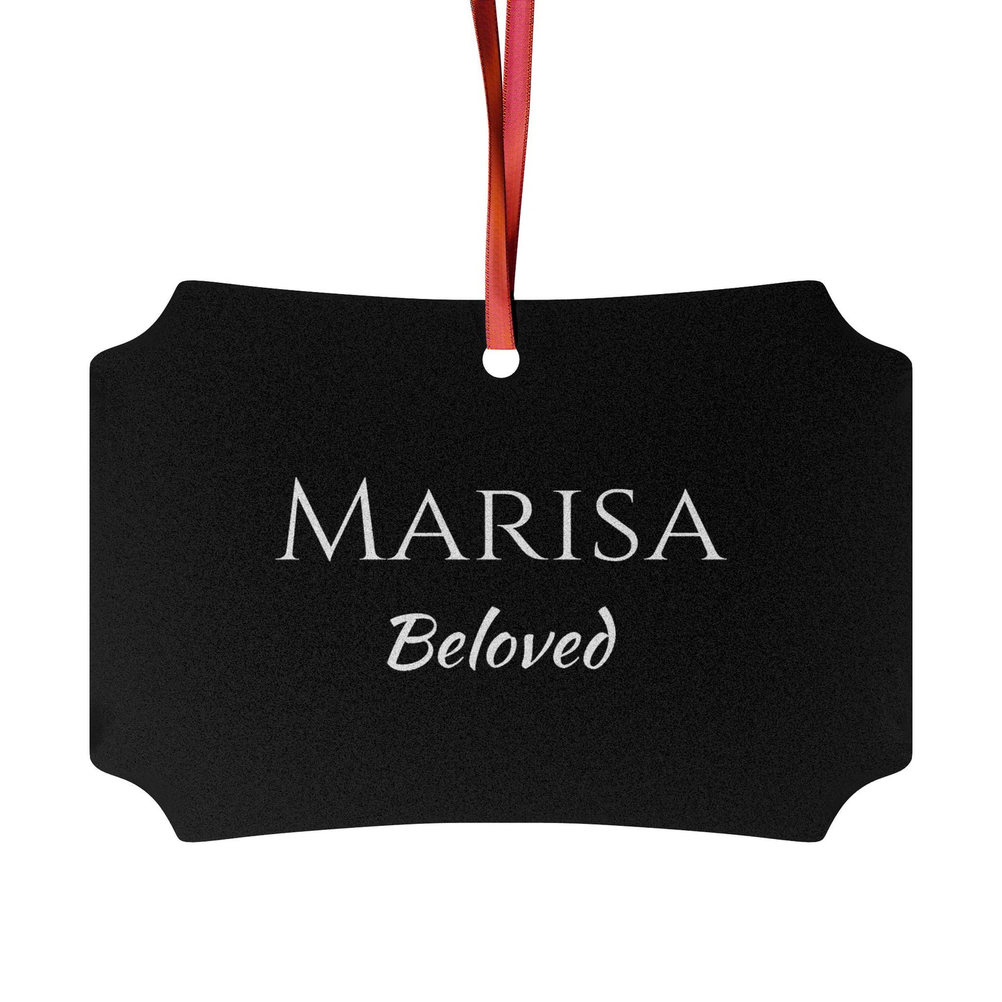 Marisa - Elegant Custom Name Meaning Ornament