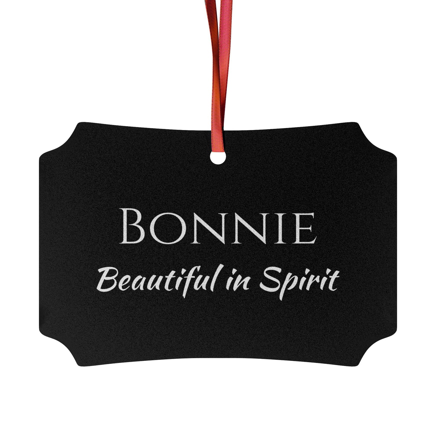 Bonnie - Elegant Custom Name Meaning Ornament
