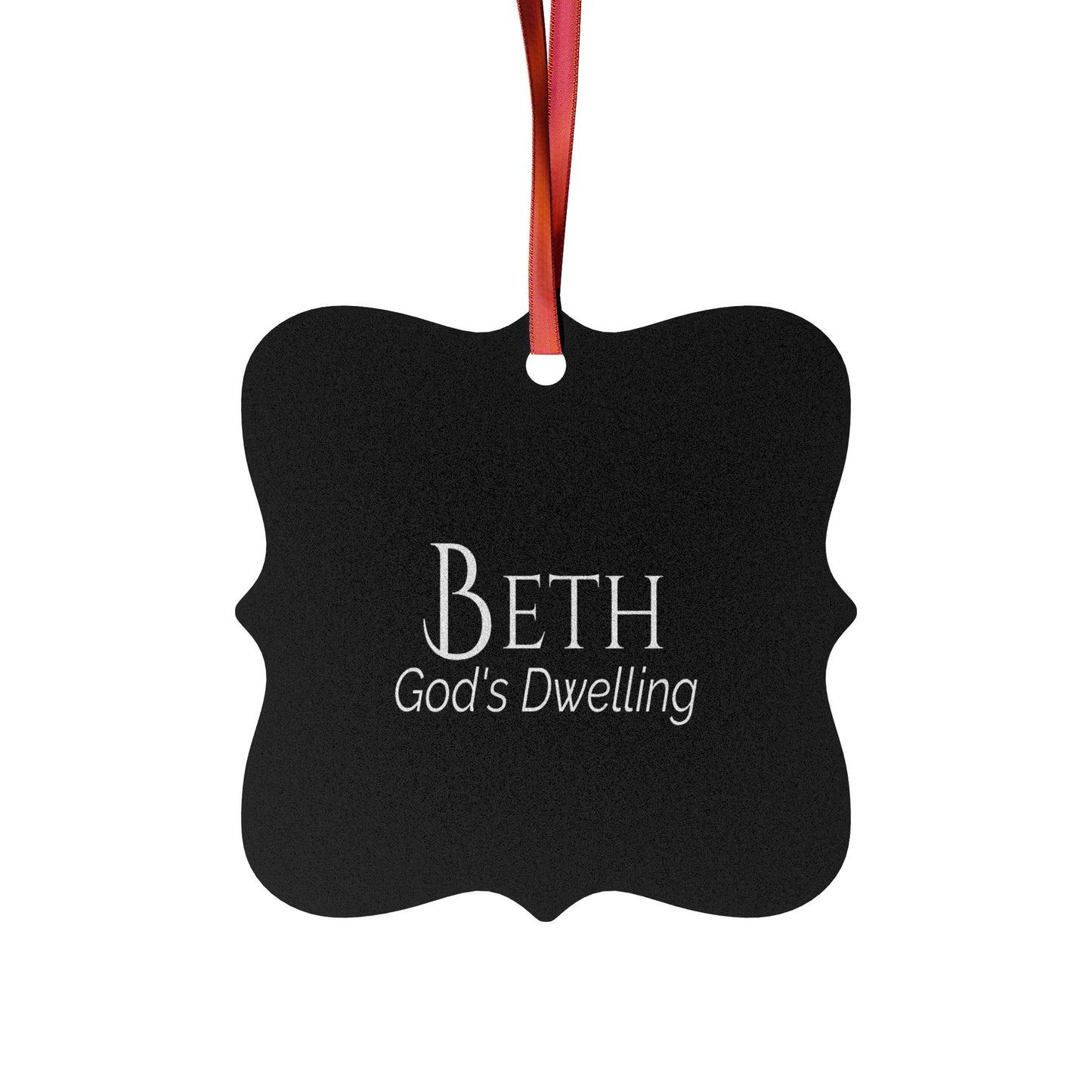 Beth - Elegant Custom Name Meaning Ornament
