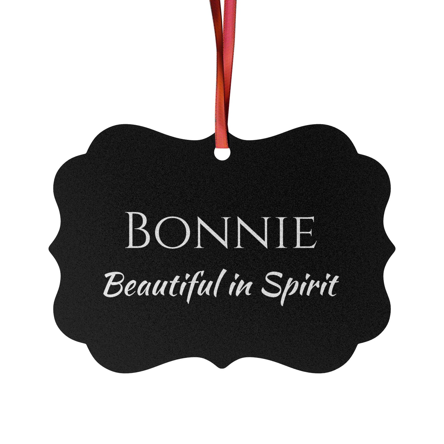 Bonnie - Elegant Custom Name Meaning Ornament