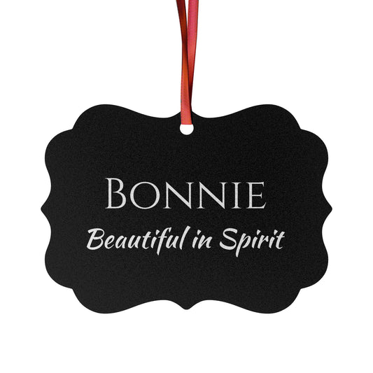 Bonnie - Elegant Custom Name Meaning Ornament