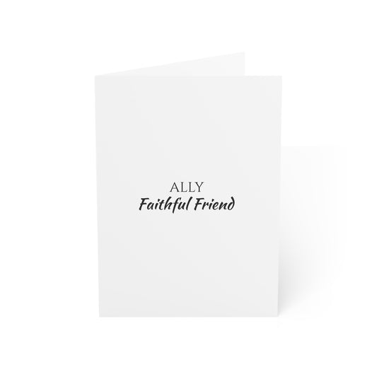 Ally - Personalized Name Meaning Card with Poem