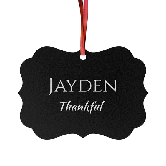 Jayden - Elegant Custom Name Meaning Ornament