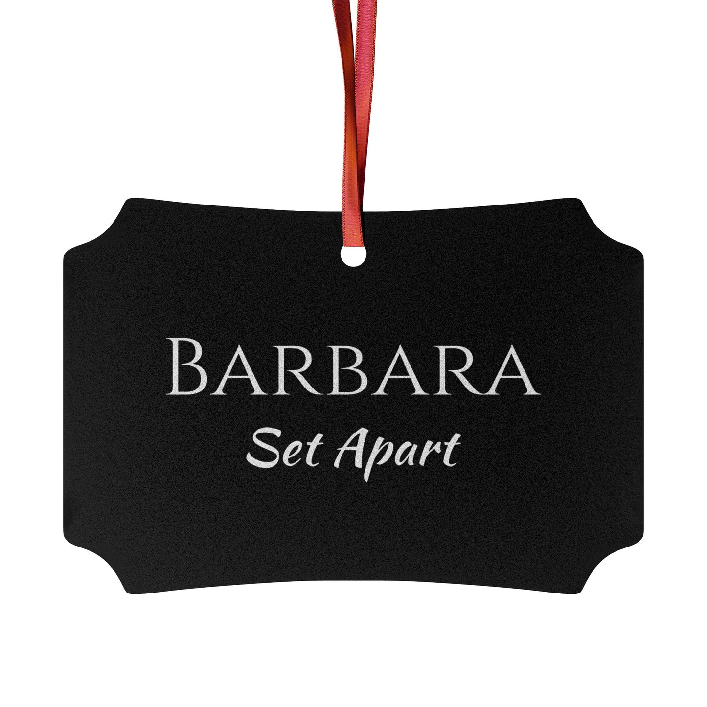 Barbara - Elegant Custom Name Meaning Ornament