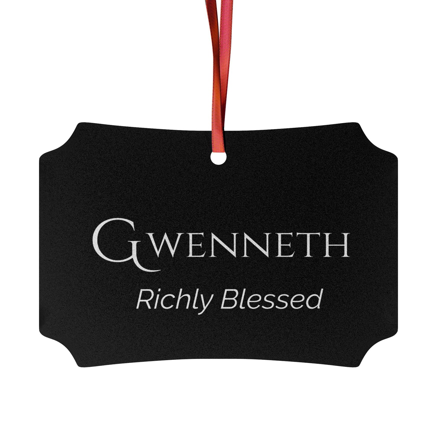 Gwenneth - Elegant Custom Name Meaning Ornament