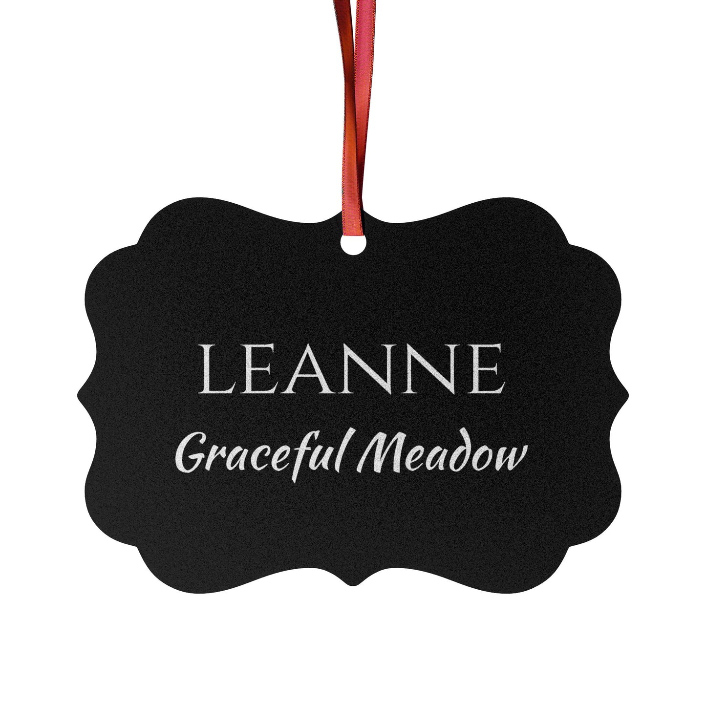 Leanne - Elegant Custom Name Meaning Ornament