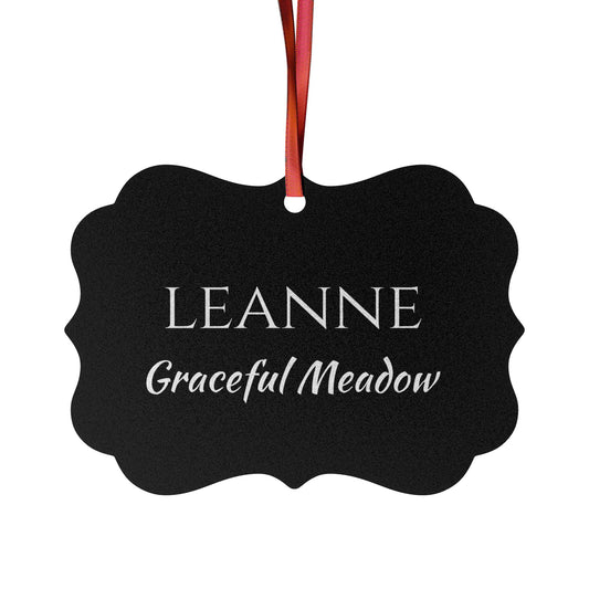 Leanne - Elegant Custom Name Meaning Ornament