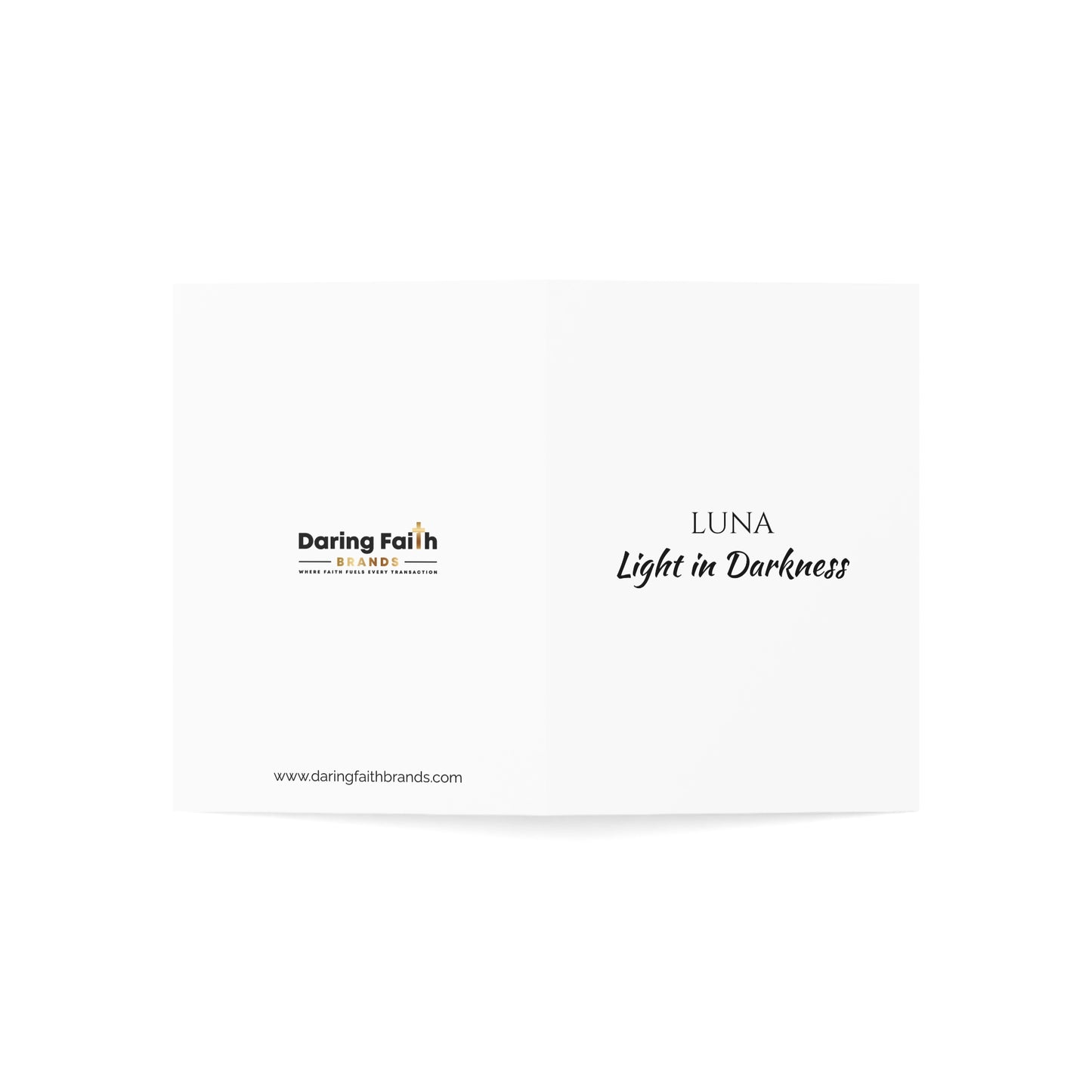 Luna - Personalized Name Meaning Card with Poem