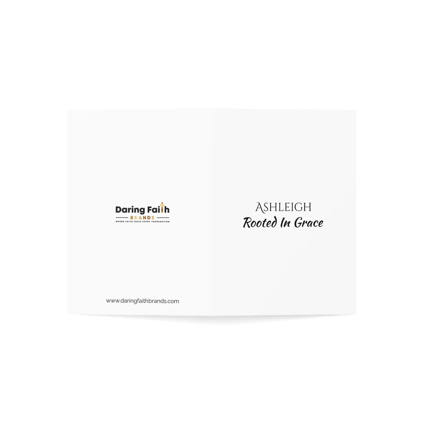Ashleigh - Personalized Name Meaning Card with Poem