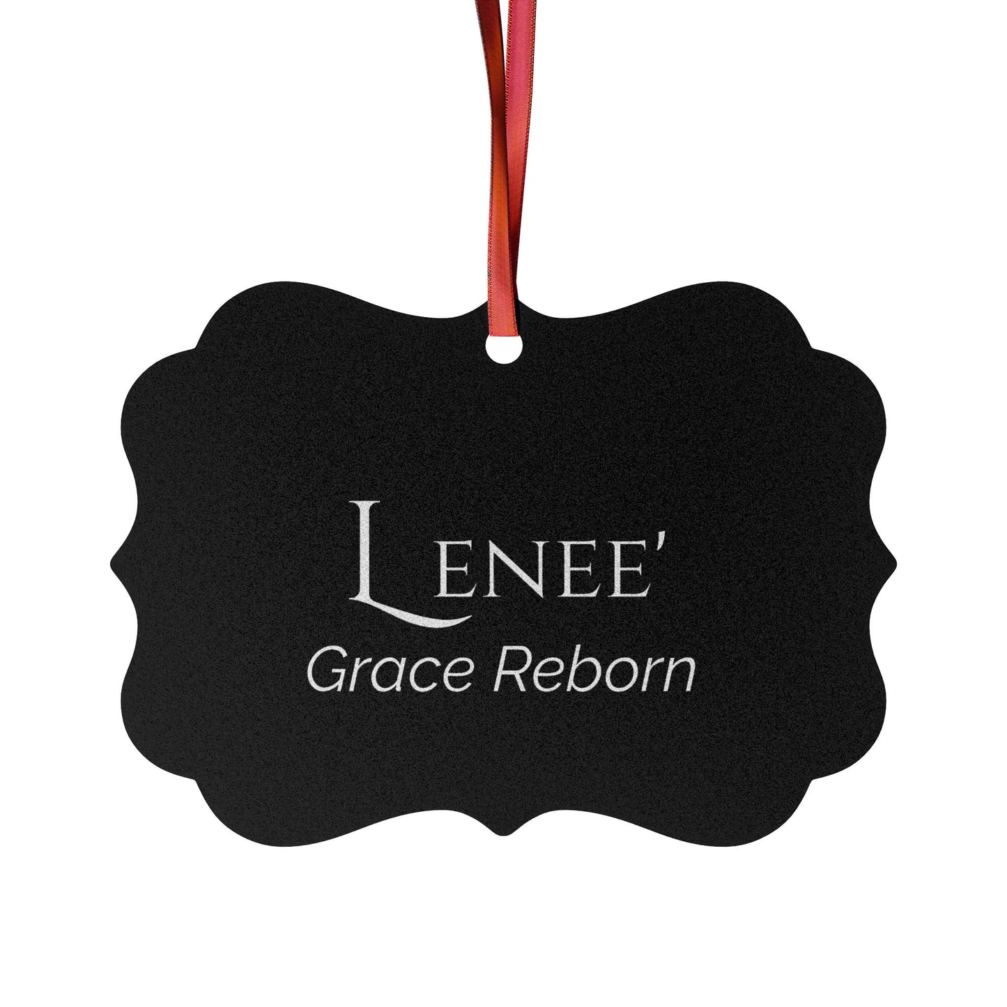 Lenee' - Elegant Custom Name Meaning Ornament