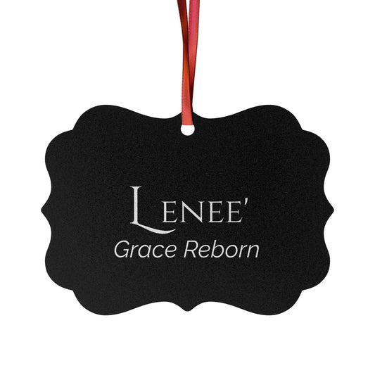 Lenee' - Elegant Custom Name Meaning Ornament
